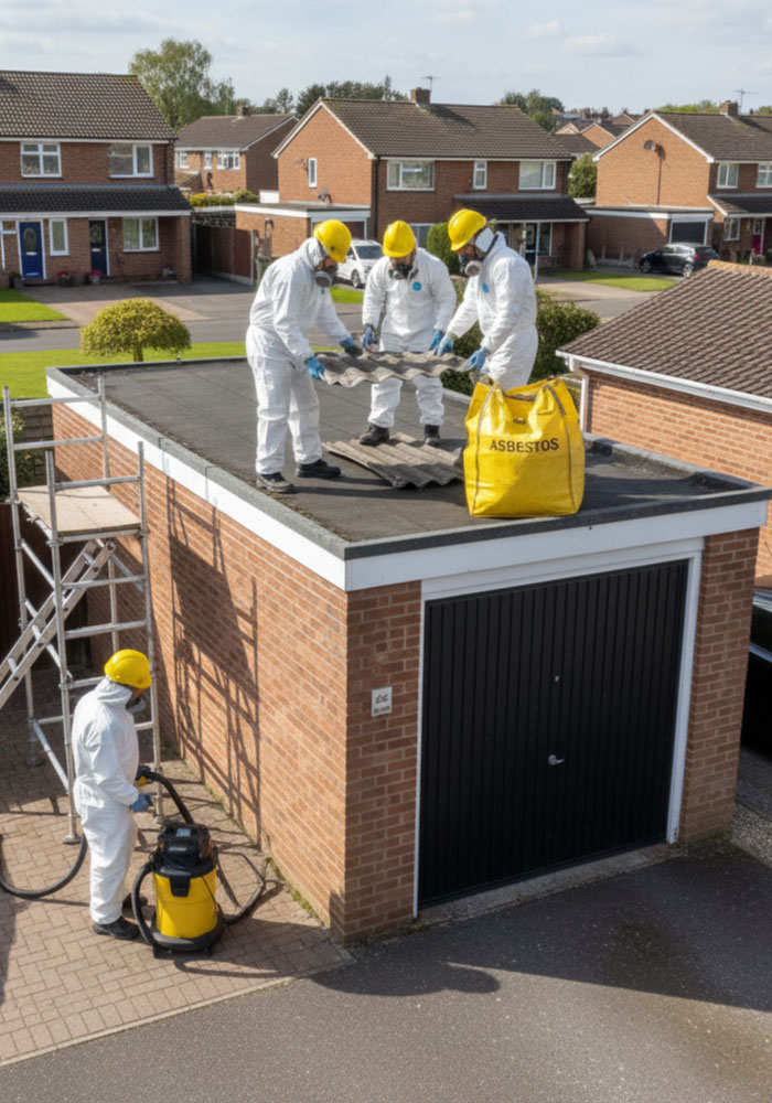 The Danger of Disturbed Garage Asbestos
